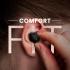 HiFuture OlymBuds3 Comfort Fit Wireless Earbuds, up to 25Hrs Playtime, IPX5 Waterproof, Comfort Fit, 6MM Driver, Powerful Bass, Light weight, Smart Touch Controls, AI Voice Assistant - Black